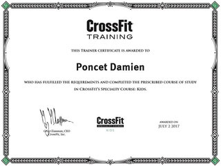 Damien Poncet CrossFit KIDS